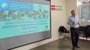 Se capacitó en ecografía Doppler fetal para fortalecer la atención del embarazo de alto riesgo