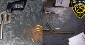 feroz tiroteo: entre bandas en rawson, terminó con detenidos y armas secuestradas.