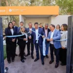 el gobernador en Calingasta: inauguró obras de ampliación y refacción en centros de Salud