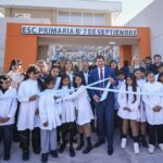 el gobernador orrego inauguró en Chimbas una nueva escuela y una ENI para fortalecer la educación pública