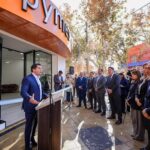 el gobernador marcelo orrego: anunció $15.000 millones en créditos para Pymes y emprendedores.