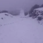 llego el frio Bajo cero: nieve y frío pintaron de blanco a Jáchal
