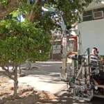 avanza con su robot fumigador: ya se realizan pruebas de campo con este dispotivo en la unsj.