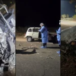 un hombre murió tras un violento choque frontal en san martin y otro lucha por su vida