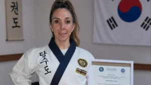 Melisa Mulet, nominada al Salón de la Fama de Tang Soo Do en Corea del Sur un orgullo san juanino.