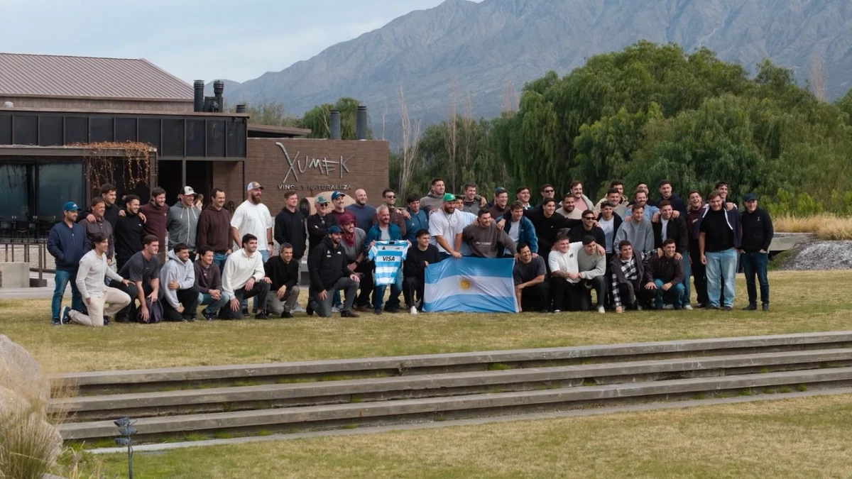 El seleccionado nacional de rugby: visitó una reconocida bodega de san juan.