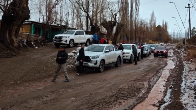 familias de Calingasta por las intensas lluvias y nevadas recibieron asistencia