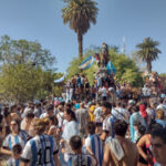 San Juan celebró con un festejo multitudinario en Plaza 25 mayo.