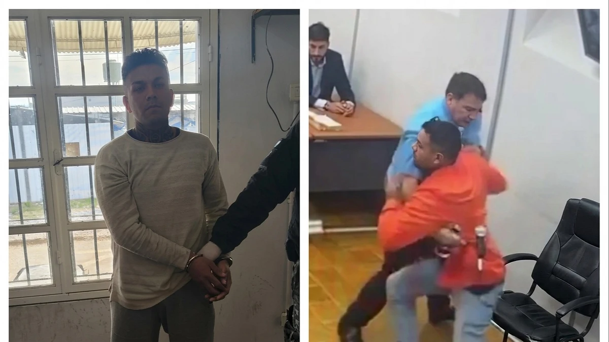 El preso que le quiso pegar a un fiscal volvió a desafiar a la Justicia