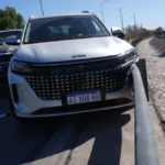 Un exintendente quedó en medio de un choque en cadena en la Circunvalación