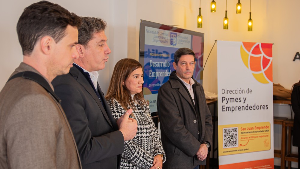 Los emprendedores sanjuaninos se podrán capacitar en liderazgo y marketing