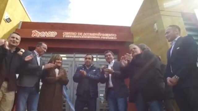 Orrego anunció en Iglesia la construcción del primer parque solar híbrido comunitario de San Juan
