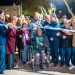 El intendente Sergio Miodowsky  inauguró nuevas veredas y alumbrado LED en La Bebida