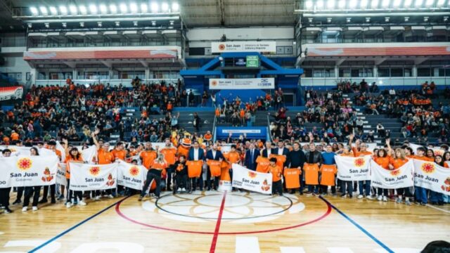 El gobernador Orrego encabezó el lanzamiento de la etapa final de los Juegos Deportivos Provinciales Evita en San Juan
