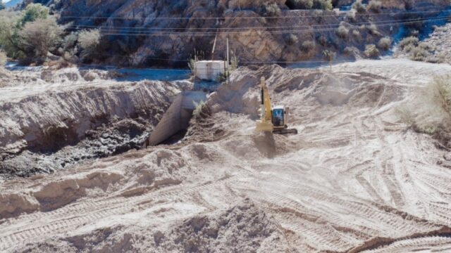 El Gobierno avanza con obras de encauzamiento y protección en el Dique Soldano ante las crecientes