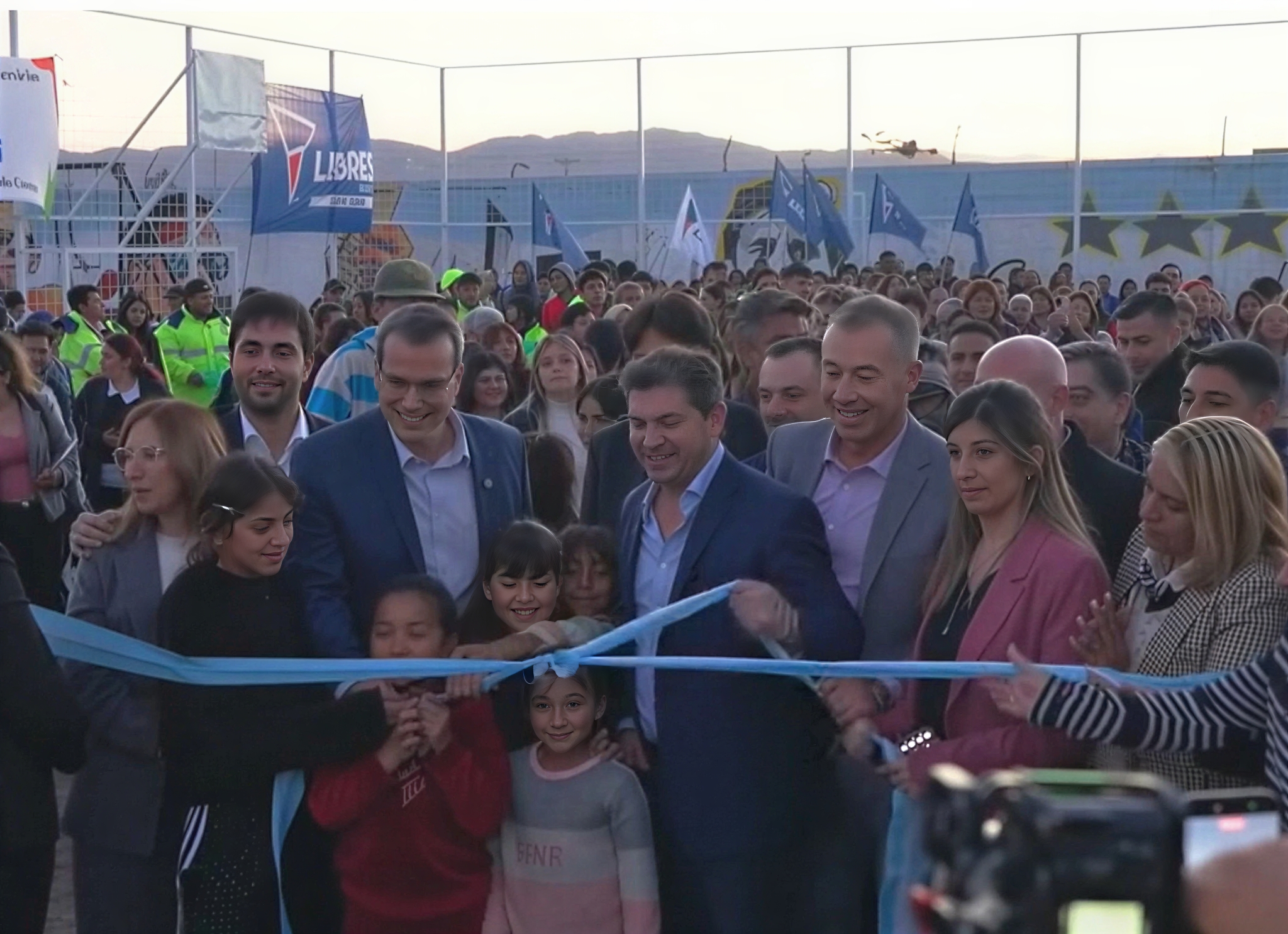 El gobernador Orrego anunció la repavimentación de una importante calle de Rawson
