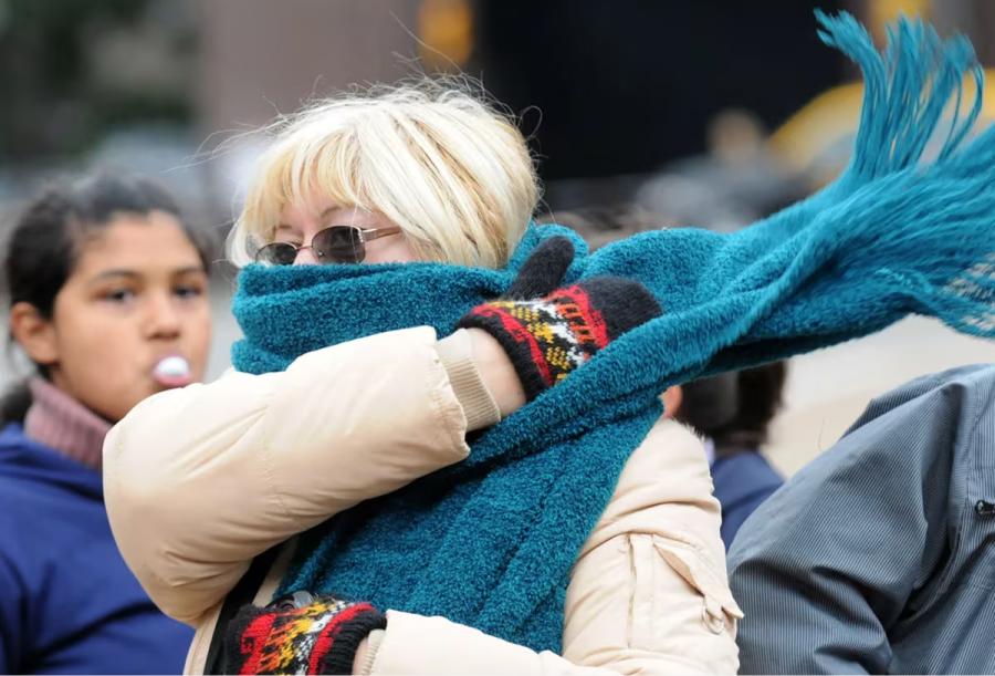 El Servicio Metereológico Nacional: emitió una alerta amarilla por frio extremo en san juan