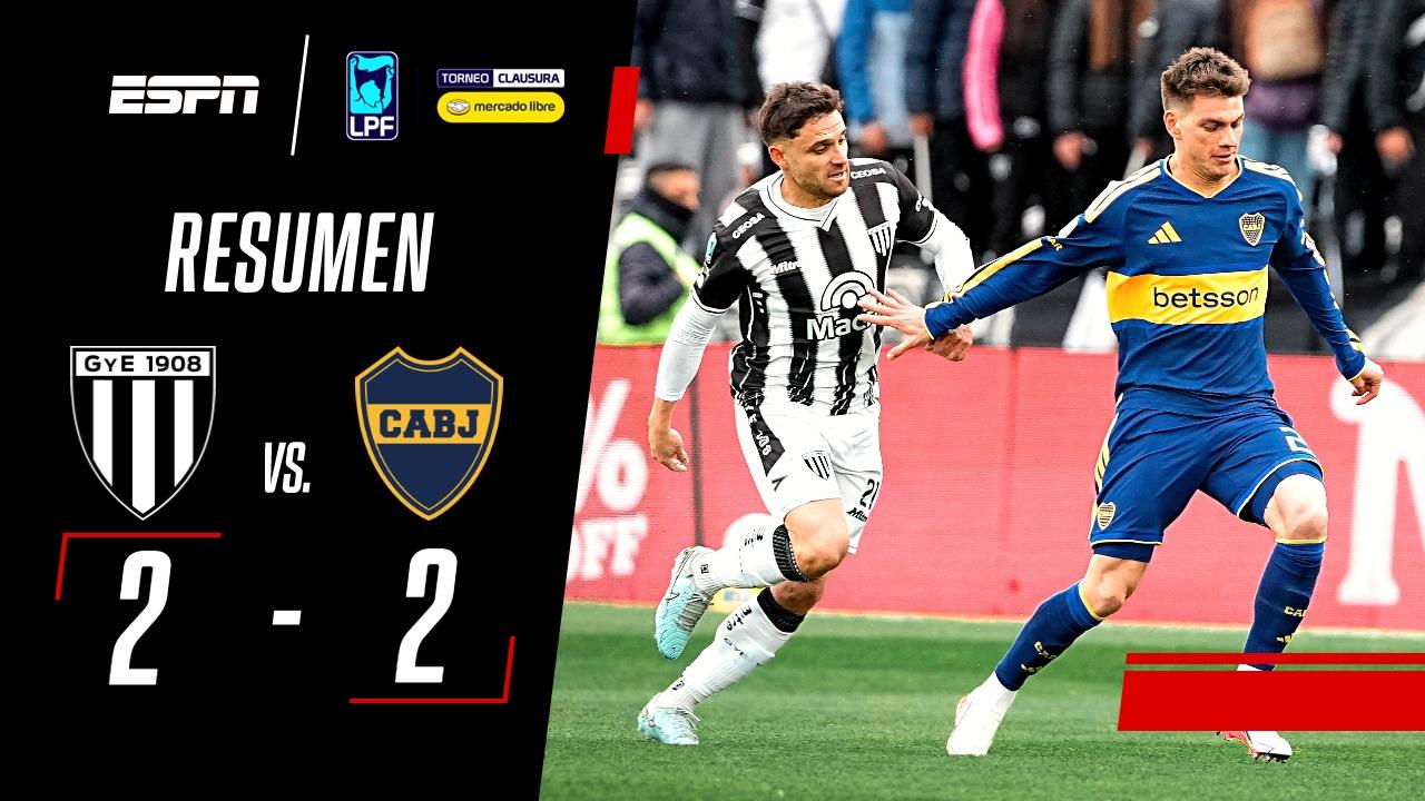 Boca Juniors no logró sostener la ventaja y Gimnasia de Mendoza se lo empató sobre el final en un electrizante partido