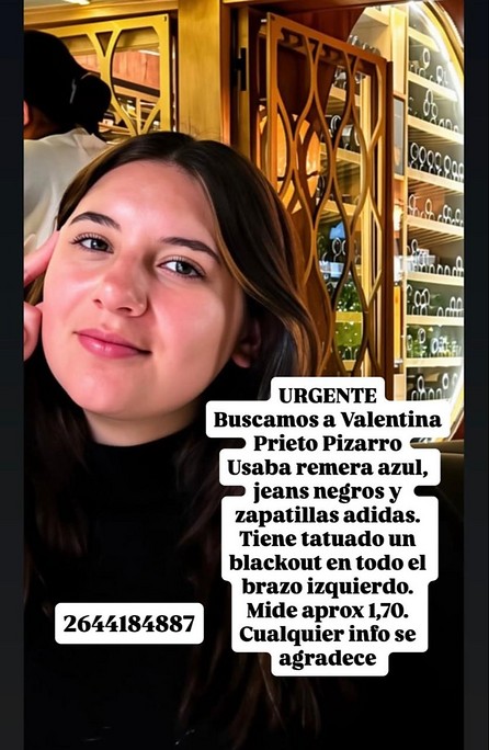 Desesperada búsqueda de una joven sanjuanina: salió de su casa y desde entonces nada se sabe de ella